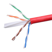 UTP CAT6 LSZH Kabel Fluke getestet Soild Bare Copper Red